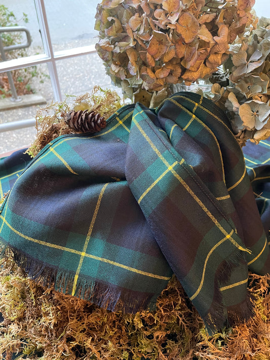 Tartan Fine Wool Scarf